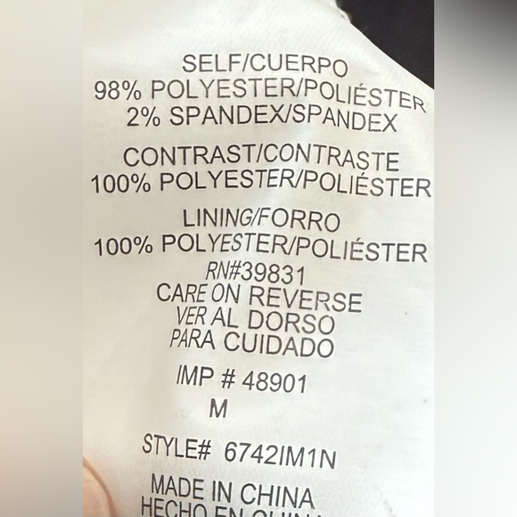 Sequin Hearts Blouson Dress with Multicolor Chevron Sequins- Size Medium - Picture 8 of 11